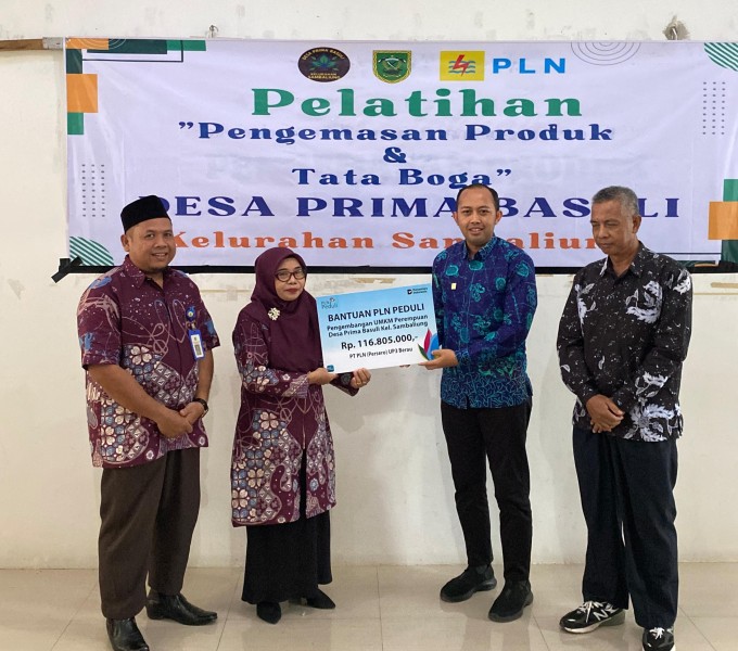 UMKM Desa Basuli Jadi Model Pembangunan Berbasis TJSL oleh PLN UID Kaltimra