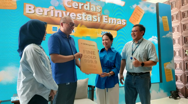 Lonjakan Pembiayaan Emas di BCA Syariah Capai 198,6 Persen