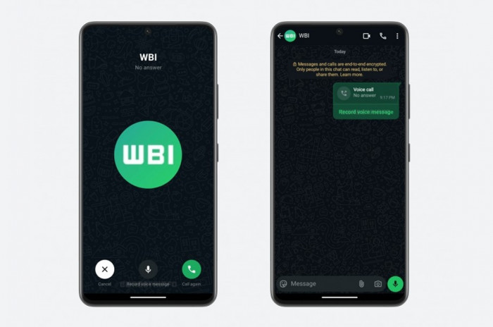 WhatsApp Hadirkan Fitur Voicemail Baru untuk Panggilan Tak Terjawab