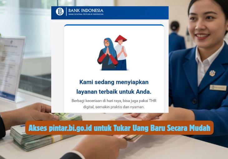 Gunakan Akses PINTAR Bank Indonesia Untuk Proses Tukar Uang Baru Secara Mudah