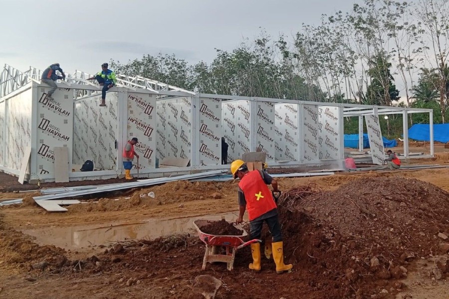 Kementerian PU Percepat Pembangunan Sumur Bor Huntara Tapanuli Selatan Demi Air Bersih