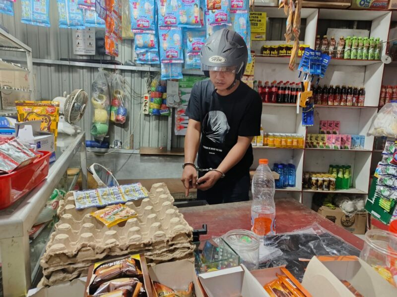 Pembobol Toko Sembako di Tarakan Dibekuk, Gasak Puluhan Bungkus Rokok dan Uang Rp 1,5 Juta