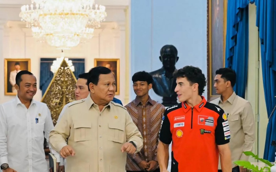 Marquez Temui Presiden Prabowo Sebelum Tampil di GP Mandalika