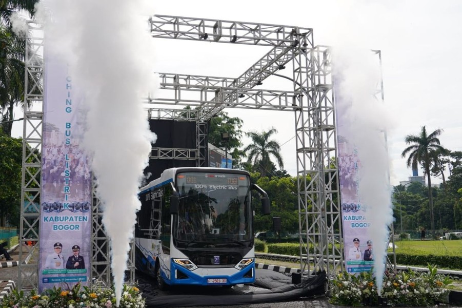 Peluncuran Bus Listrik di Bogor, Langkah Inovatif Menuju Transportasi Ramah Lingkungan