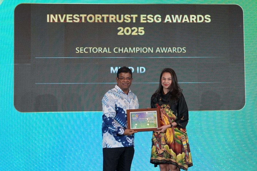 MIND ID Raih Penghargaan ESG Berkat Efisiensi Energi dan Inovasi