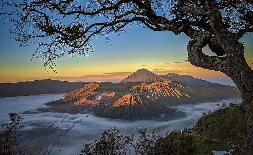 Bromo Pesona Matahari Terbit di Bukit Kedaluh
