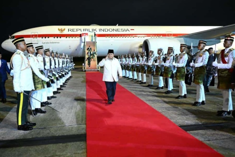Presiden Prabowo Tiba di Malaysia Untuk KTT ASEAN Ke-47