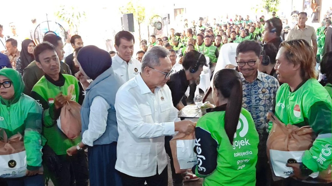 Kemenko Pangan dan Bulog Bantu Ojol Tangerang Akses Pangan Lebih Murah