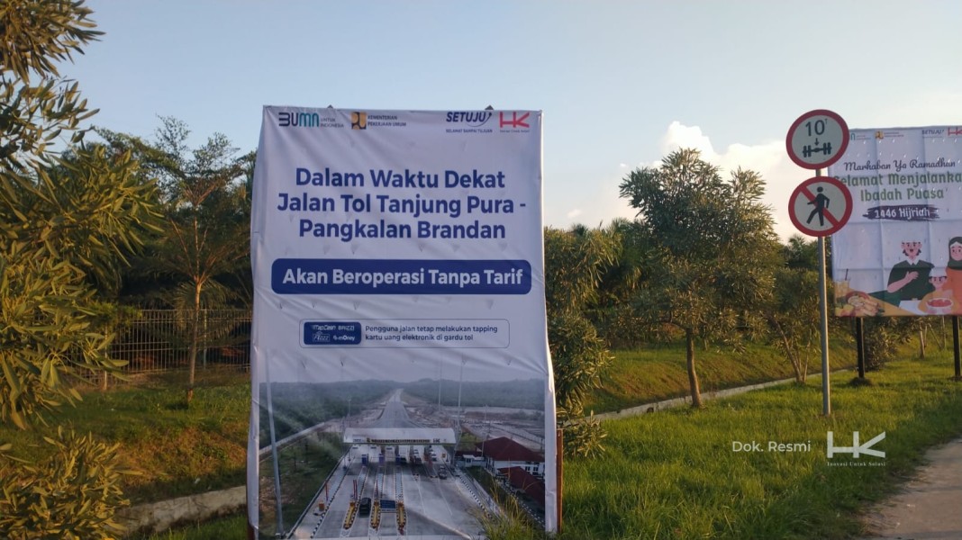 Hutama Karya Operasikan Tol Binjai Langsa Tanpa Tarif Mulai 11 Maret 2025 Persiapkan Arus Mudik Lebaran 2025