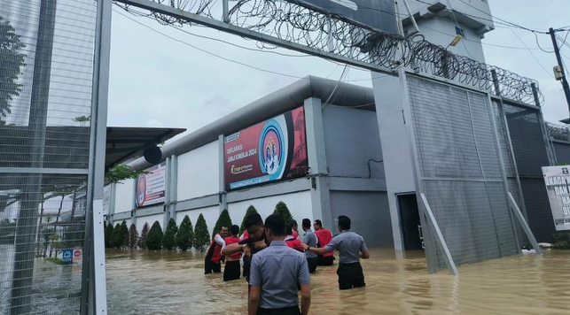 Banjir Terjang Lapas dan Bapas Cikarang, Dirjen PAS Pastikan Keamanan Warga Binaan Terpenuhi