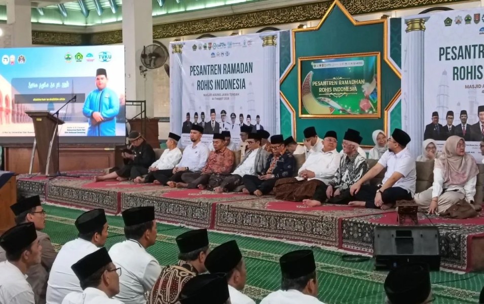 Pesantren Ramadhan Rohis Indonesia Digelar Kemenag di Semarang Libatkan Ribuan Pelajar