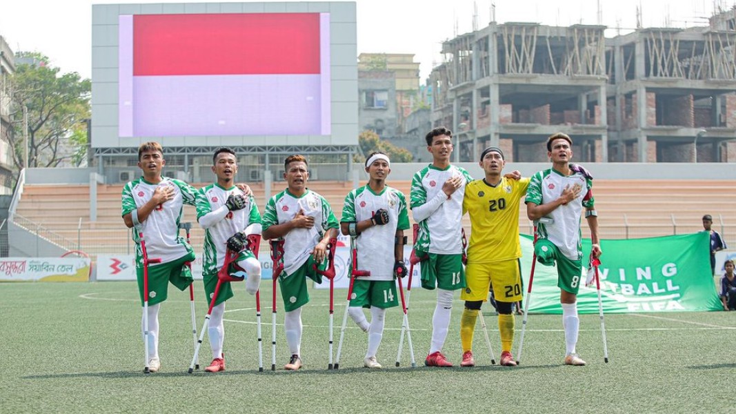 Kurir Difabel Asal Ende Mewujudkan Mimpi Menjadi Atlet Sepak Bola Amputasi