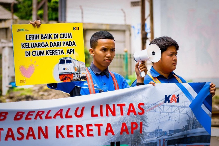 KAI Perkuat Keselamatan Perlintasan Sebidang Bersama Masyarakat