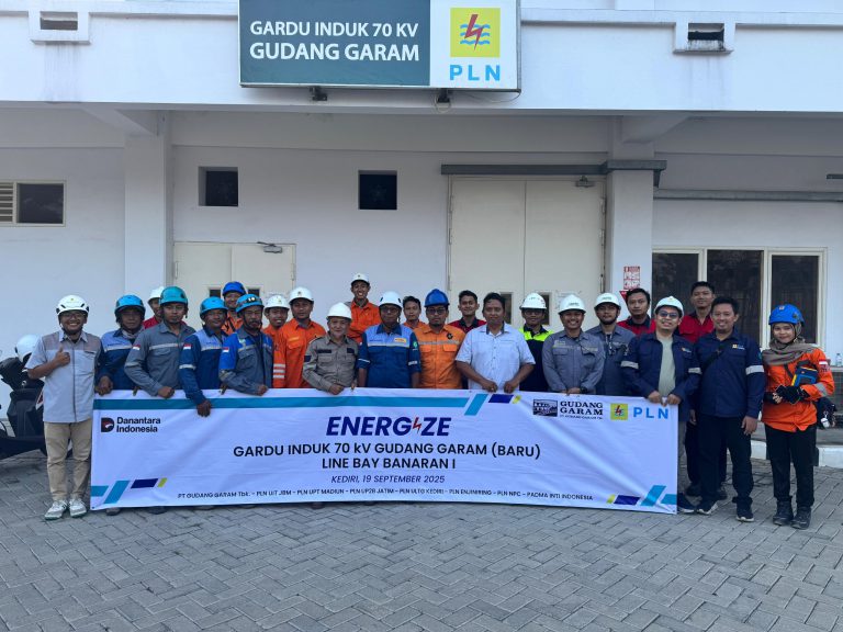 PLN Enjiniring Sukses Energize GI 70 kV Gudang Garam, Perkuat Keandalan Sistem Kelistrikan Nasional