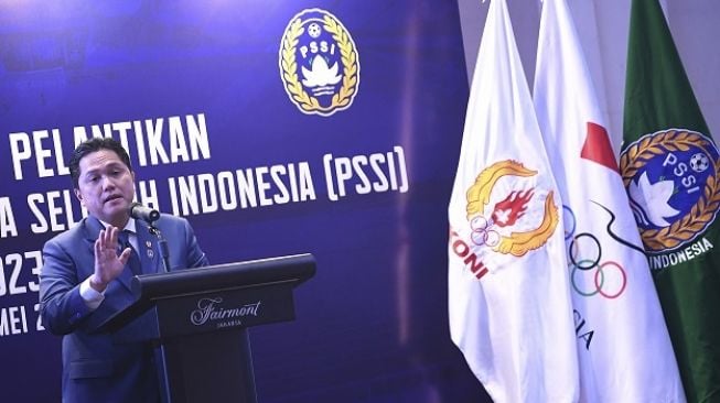Erick Thohir Targetkan Timnas Indonesia Menang Lawan China untuk Lolos Playoff Piala Dunia 2026