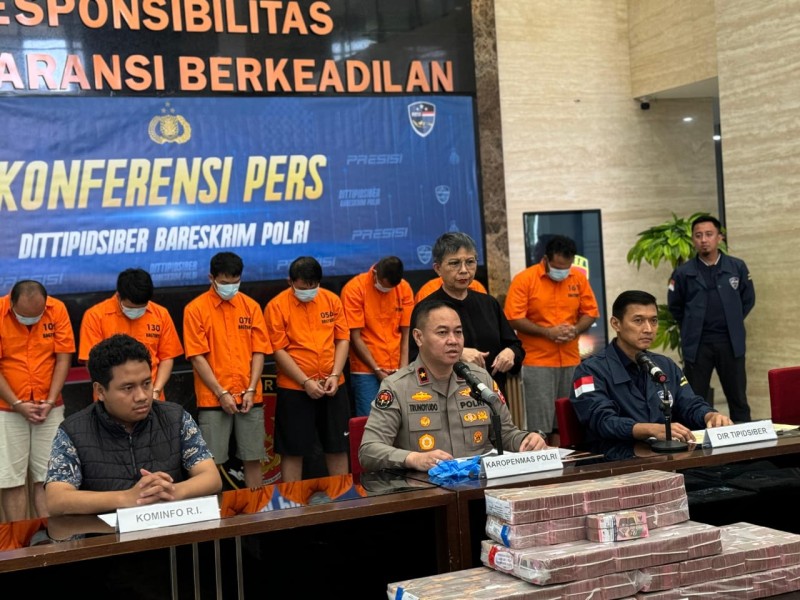 Penangkapan Bandar Judi Online Sepanjang Tahun 2024 dan 2025: Satgas Polri Bongkar Jaringan Internasional
