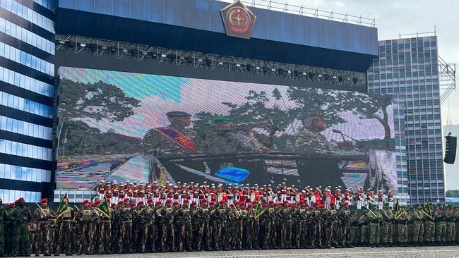 Gladi Bersih HUT ke-80 TNI Dipimpin Panglima di Monas