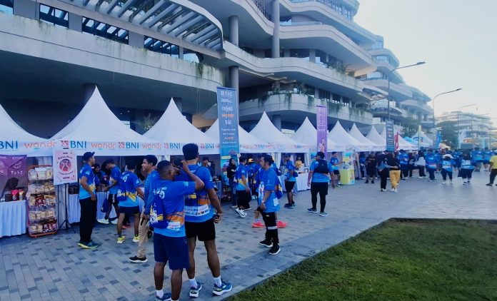 BNI Dukung UMKM Binaan Otorita IKN di Ajang Media Kaltim Fun Run 2025