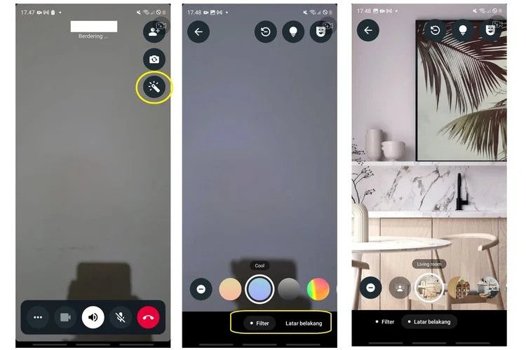 Cara Pakai Filter dan Background Video Call WhatsApp Terbaru Cara Pakai Filter dan Background Video Call WhatsApp Terbaru