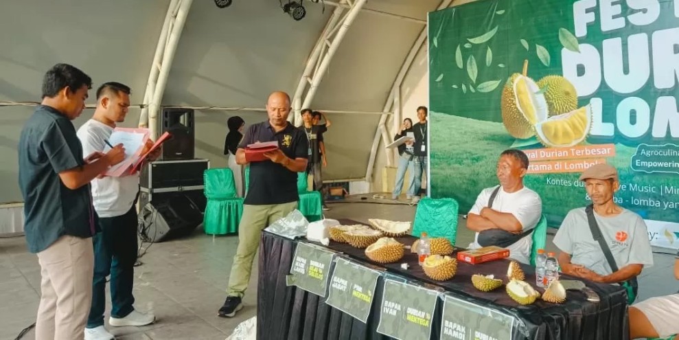 Festival Loang Baloq Angkat Petani Durian Lokal Lombok