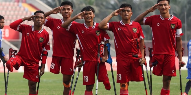 Timnas Sepak Bola Amputasi Indonesia Catat Sejarah Sebagai RunnerUp di Kejuaraan Asia 2025