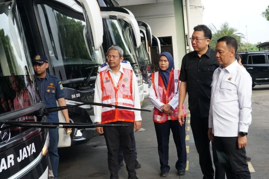 Kemenhub Pastikan Kelaikan Bus Sinar Jaya Jelang Nataru