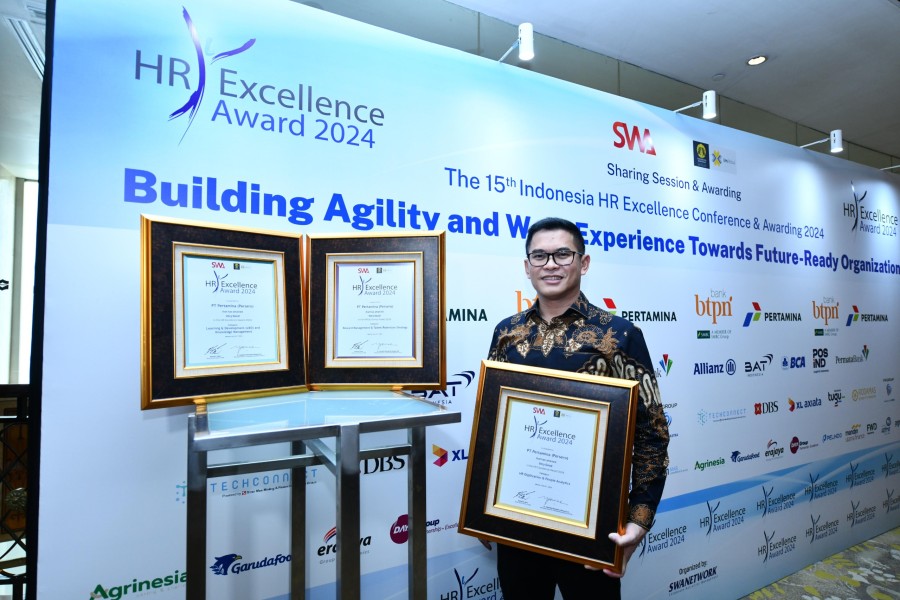 Tiga Penghargaan HR Excellence  untuk BUMN Pertamina Persero dari Majalah SWA