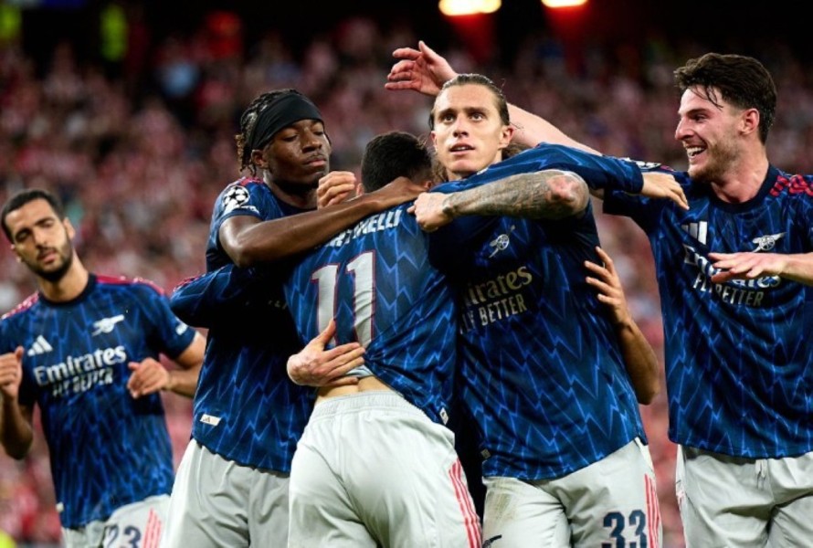 Hasil Liga Champions: Arsenal Bungkam Athletic Bilbao 2 0 di San Mames