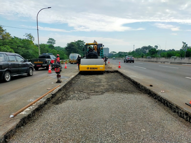 Pemeliharaan Tol JORR E Cikunir oleh Jasa Marga