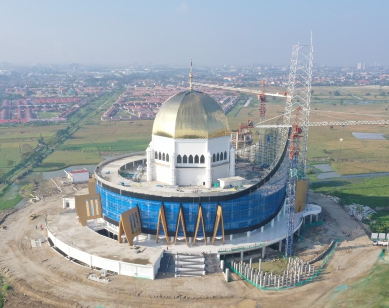 Proyek Medan Islamic Centre Hampir Selesai, Waskita Karya Targetkan Rampung Akhir Maret 2025