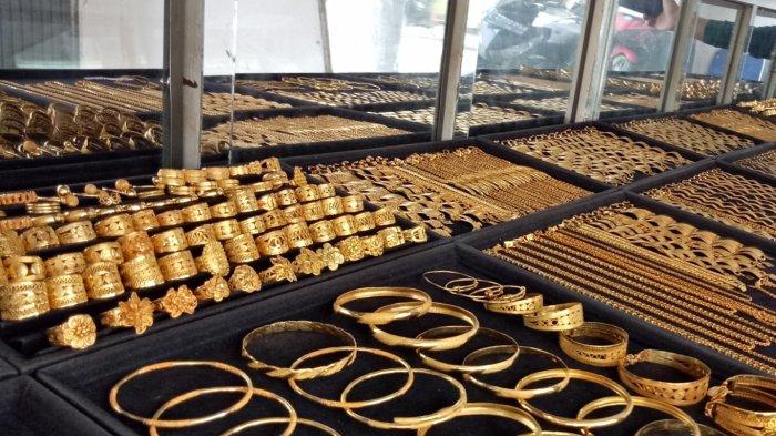Harga Emas Perhiasan Bergerak Dinamis, Sebagian Stabil Sebagian Menguat