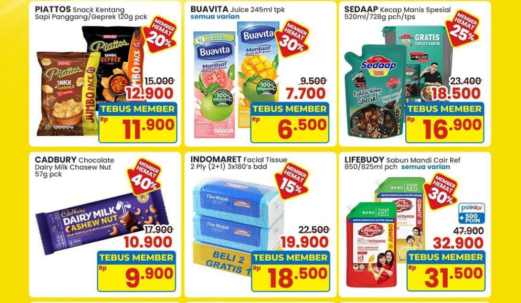 Promo Spesial Indomaret Tebus Hemat, Diskon Hingga 40 Persen Berlaku Hari Ini, Simak Daftarnya