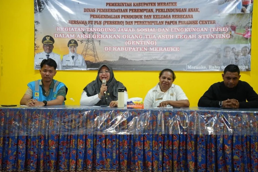 Langkah Nyata PLN Merauke Bersama Pemerintah Daerah Wujudkan Generasi Papua Bebas Stunting
