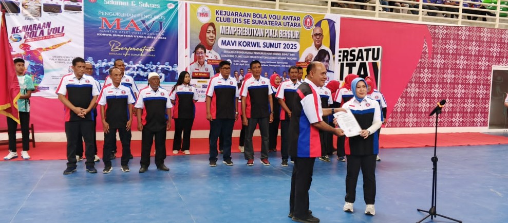 MAVI Sumut 2025/2029 Siap Dukung Prestasi Olahraga Nasional, Fokus Awal Gelar Kejuaraan Voli U 14