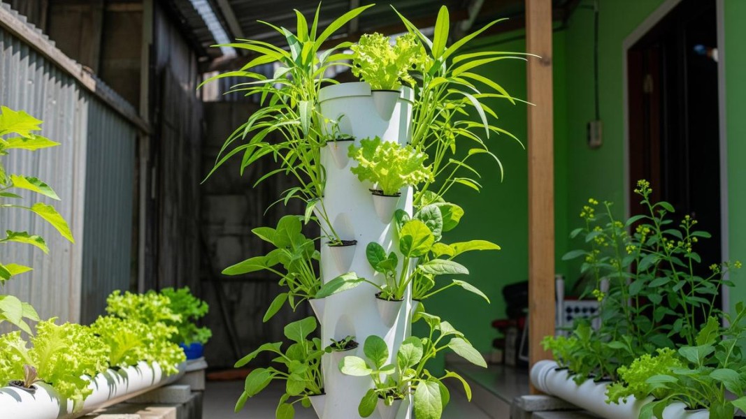 7 Model Edible Garden Pipa PVC yang Praktis untuk Rumah Minimalis Modern