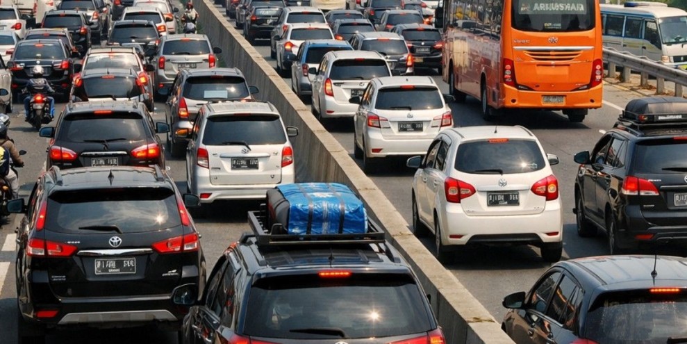 Puluhan Ribu Kendaraan Mengalir di Arus Mudik Jawa Tengah Tahun Ini