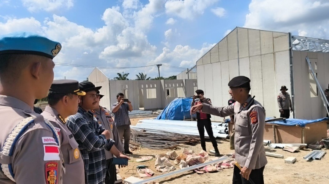 Polda Aceh Pastikan Pembangunan Huntap di Aceh Tamiang Sesuai Tahapan dan Tepat Waktu