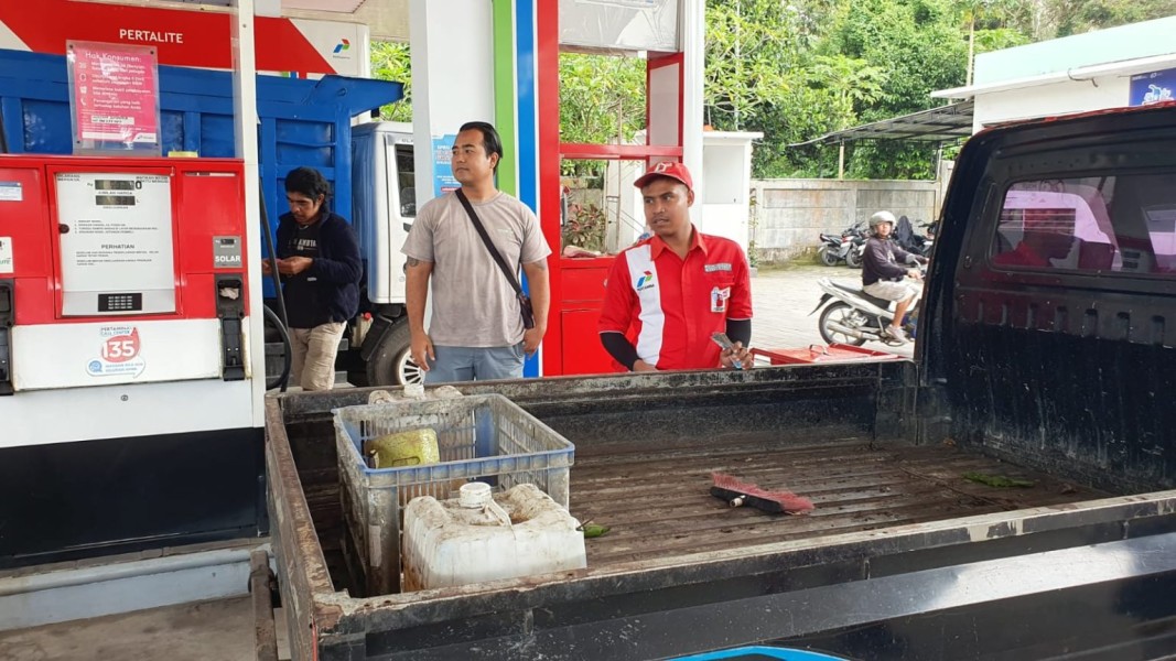 Pengawasan Ketat Polres Karangasem terhadap Distribusi BBM Bersubsidi di SPBU