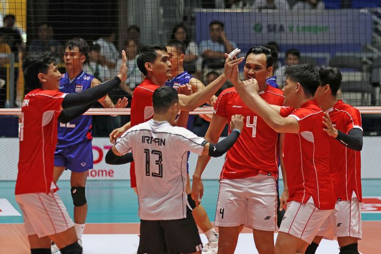 Timnas Voli Putra Indonesia Juara Usai Taklukkan Thailand