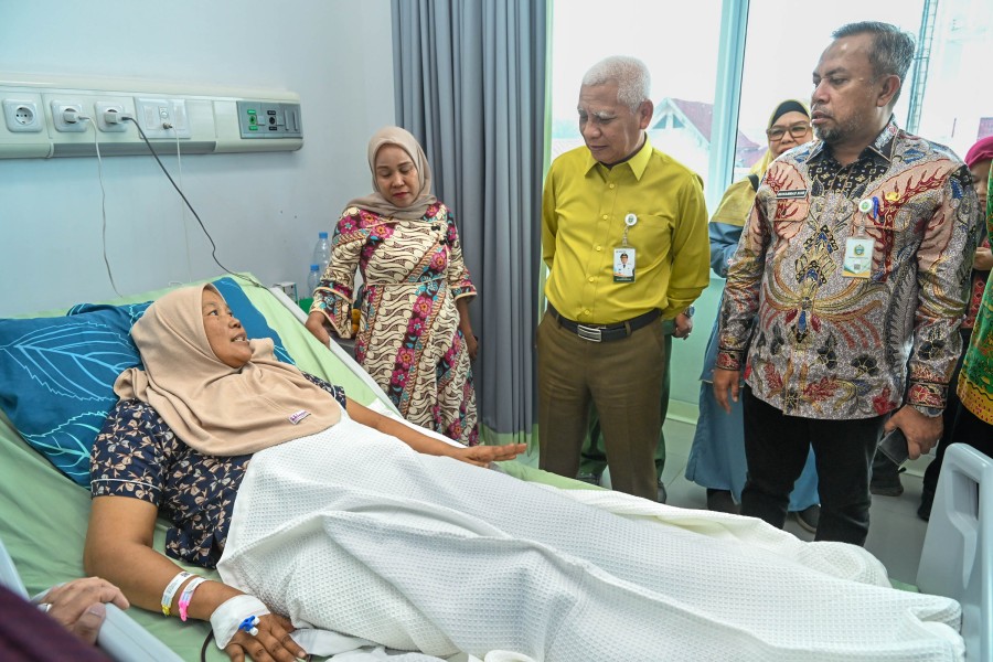 Pastikan Pelayanan Kesehatan Meningkat Wagub Sumut Sambangi Pasien Kanker RS Haji