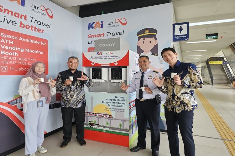 PT KAI Pasang 170 Unit Pemurni Air di 41 Stasiun Kereta Api, Dorong Gaya Hidup Ramah Lingkungan Selama Mudik Idul Fitri 2025