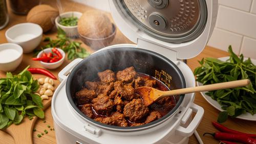 Cara Praktis Membuat Rendang Magic Com Empuk Bumbu Meresap Ala Anak Kos