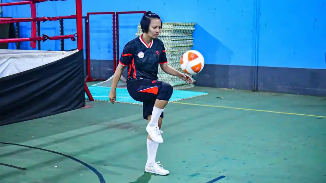 Polwan Polda Sulteng Siap Perkuat Timnas Teqball Indonesia Pada SEA Games 2025