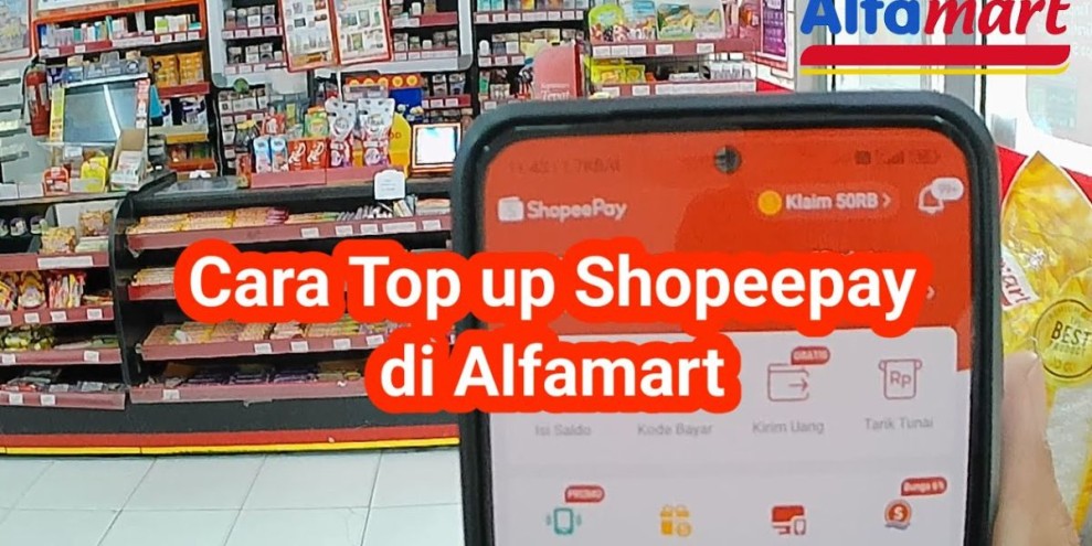 Cara Top Up ShopeePay di Alfamart, Berikut Ini Rincian Biayanya!