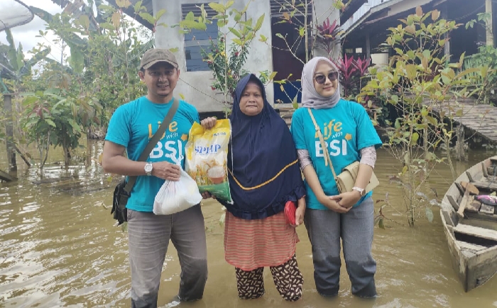 BSI Maslahat Sigap Salurkan Bantuan Banjir Ciledug