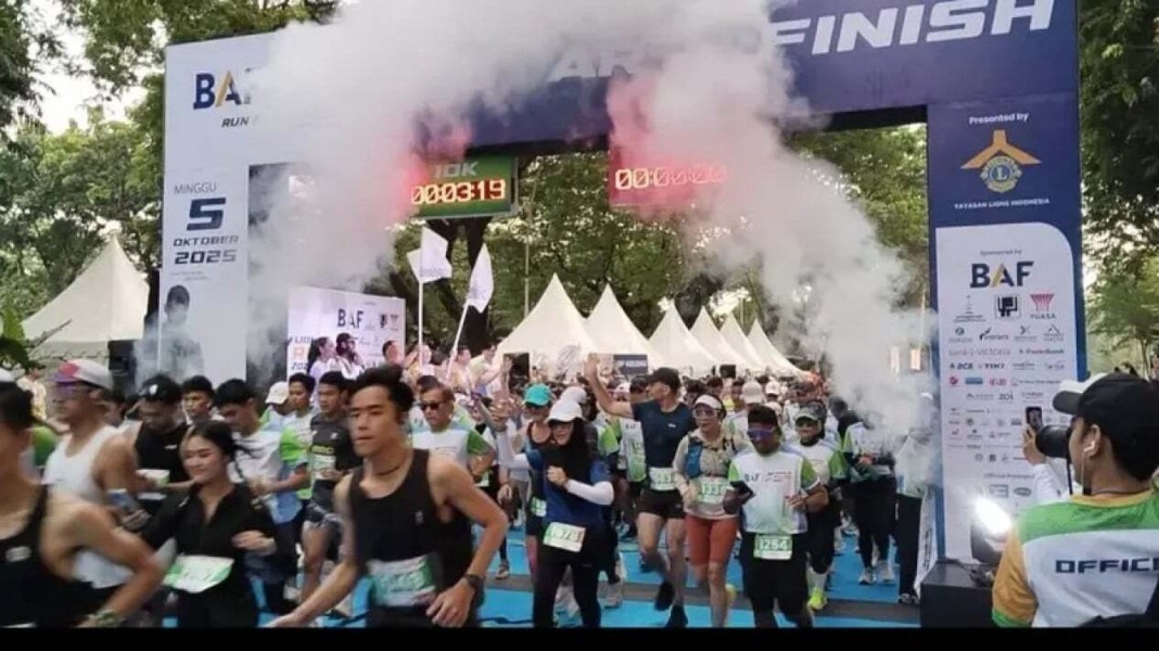 Ribuan Pelari BAF Lions Run Galang Dukungan Anak Kanker