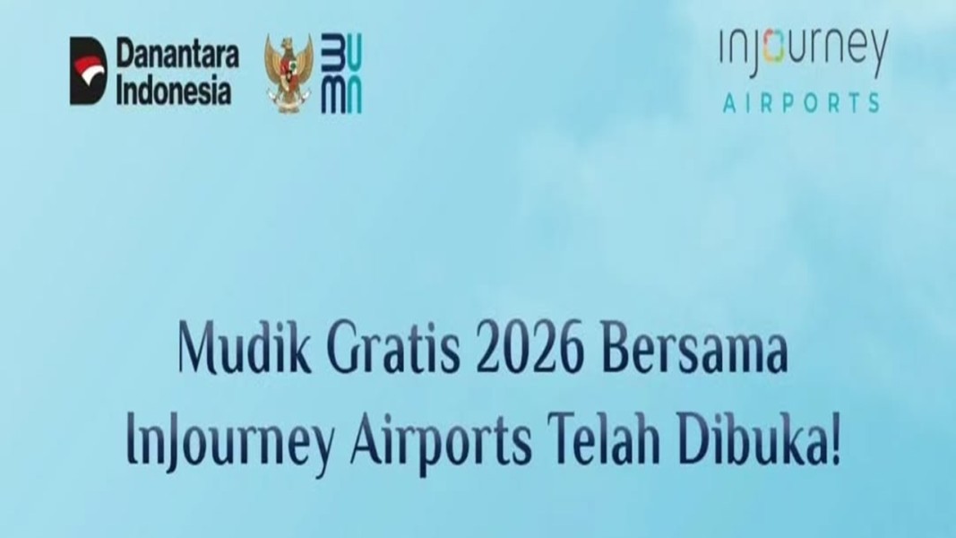 Mudik Gratis 2026 InJourney Airports Resmi Dibuka, Layani Rute Makassar–Surabaya via Kapal Laut