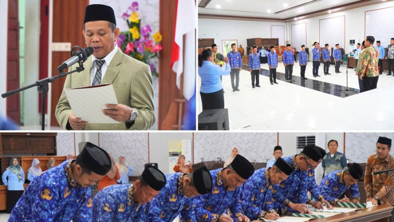 Kanwil Kemenag Sulbar Lantik 8 Penghulu Baru Tegaskan Komitmen Layanan Profesional
