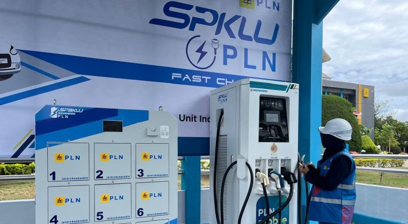 SPKLU Pln Tiang Sumbar Dorong Energi Hijau