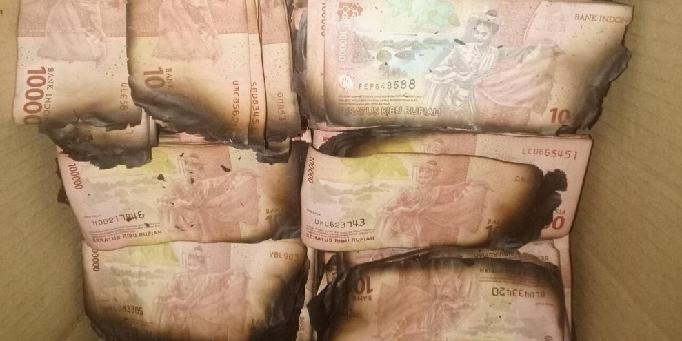 Bank Indonesia Layani Penukaran Uang Terbakar